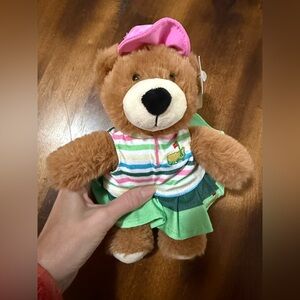 Masters 2025 Teddy Bear Augusta National Golf Club Collectable Stitching on Feet